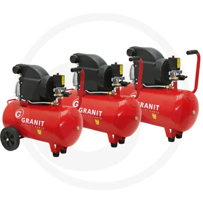Bestel Nu Compressor 50 liter 756 x 330 x 715 mm - 240 l/min aanzuigcapaciteit