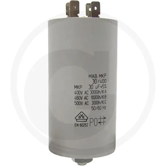 Condensator 30 µF, 40mm Pot-Ø, 92mm Potlengte Hoge Kwaliteit