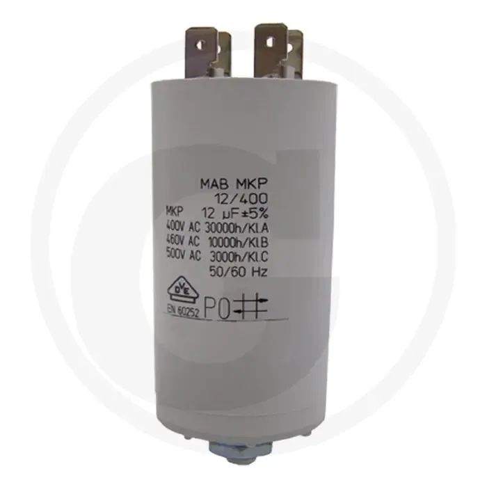 Condensator Sabo, Wolf 12 µF 35x79 mm met vlakstekkeraansluiting Meest Verkocht
