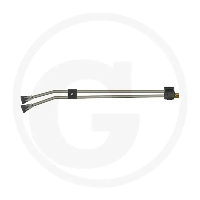 Dubbele spuitlans - Messing regelventiel, 650mm lengte, 310 bar max. druk Fabrieksprijs