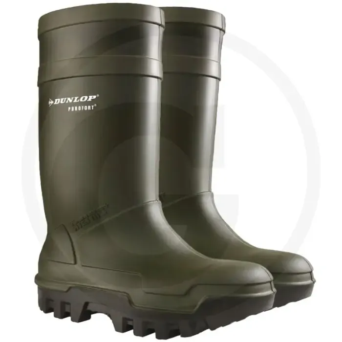 Dunlop veiligheidslaarzen "purofort thermo + s5" - groen eu maat 46 Direct Beschikbaar
