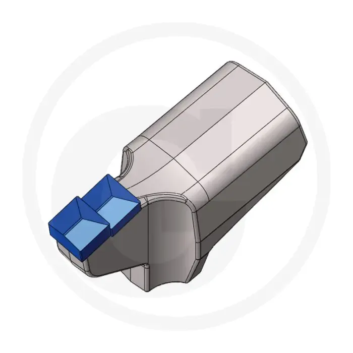 Endurance carbide endurance carbide slijtdeel beitel 2 tips, versie a+hd - type: 300s Koop Online