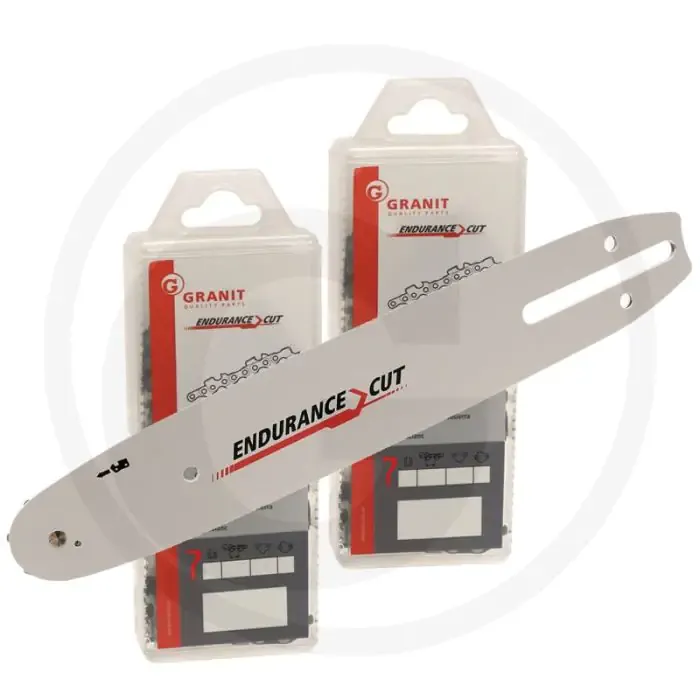 Endurance cut zaagketting + zaagblad 2+1 haakse zaagtand 45 cm lengte Meest Verkocht