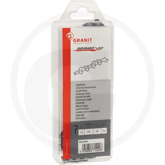 Endurance cut zaagketting haakse zaagtand - steek 3/8' 1,6mm 66 schakels Beste Prijs