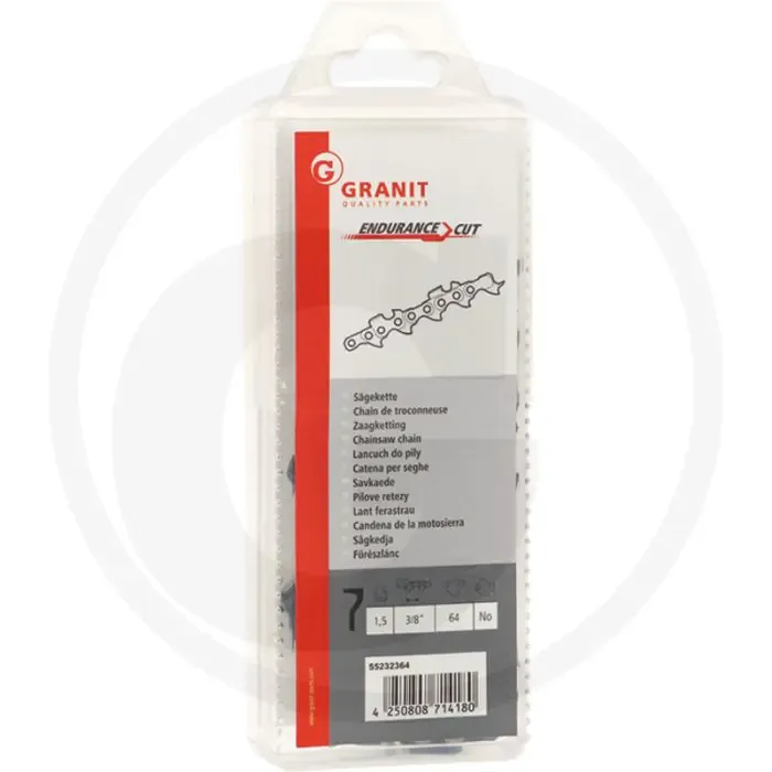 Endurance cut zaagketting haakse zaagtand 3/8' 1,5mm 64 schakels Koop Vandaag
