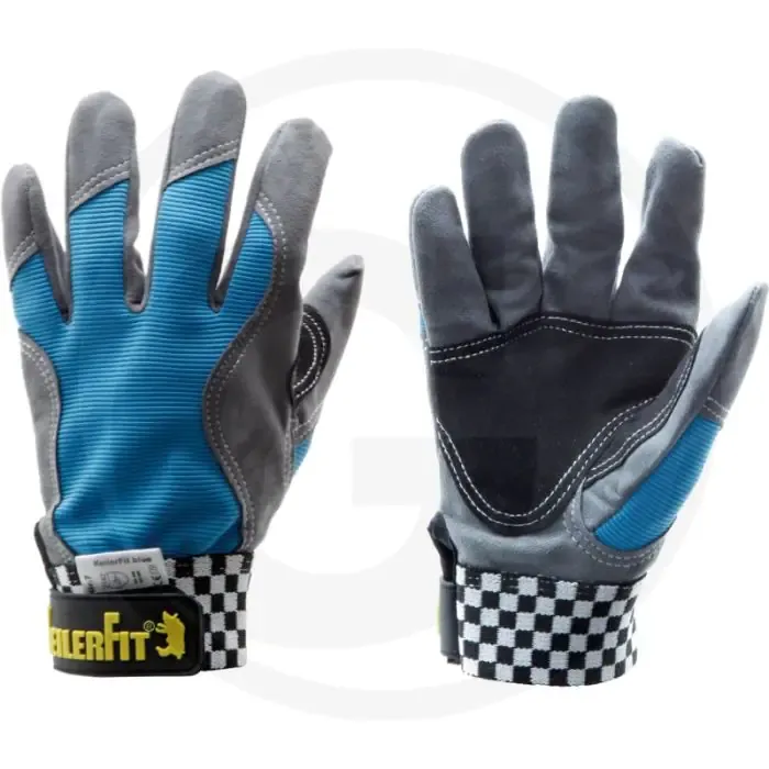 Keiler fit blauwe handschoenen xxl microvezel bosbouwhandschoenen Fabrieksprijs