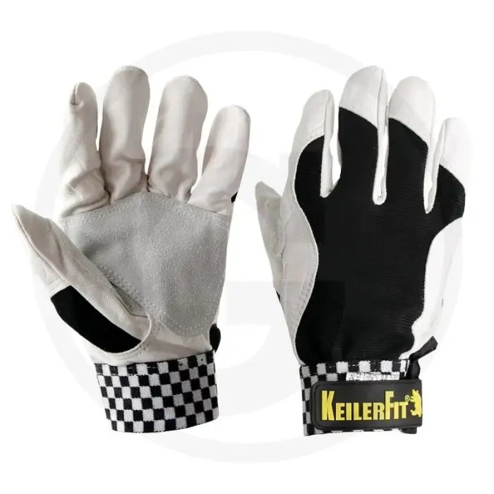 Superprijs Keiler fit handschoenen xxl zwart/grijs geiten-nappaleer bosbouwhandschoenen