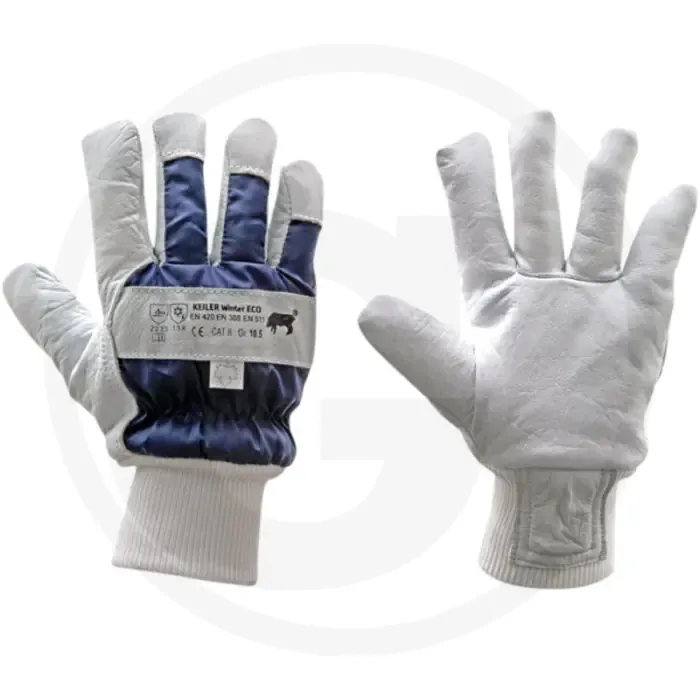Direct Verzonden Keiler handschoenen winter eco blue - xl runderleer bosbouwhandschoenen