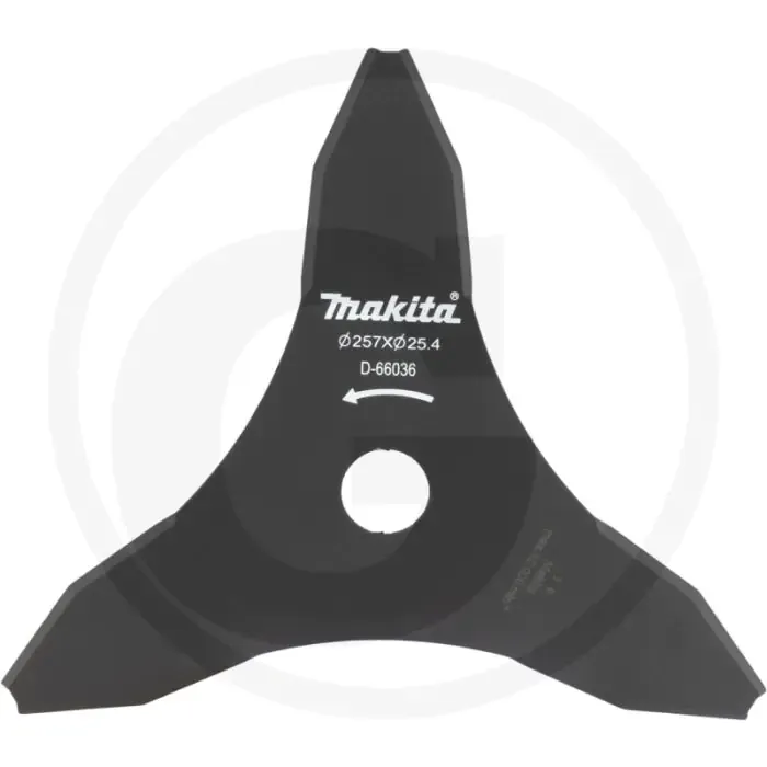 Gratis Verzending Makita 3-tands mulchmes voor struikgewas 257mm snijbreedte.