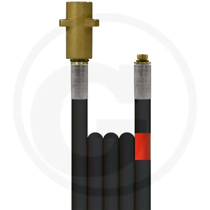 Hete Deal RR slang Flexy 10m bajonet: 1/8''AG, zwart, 300 bar, DN6, temp. max. 100°C.