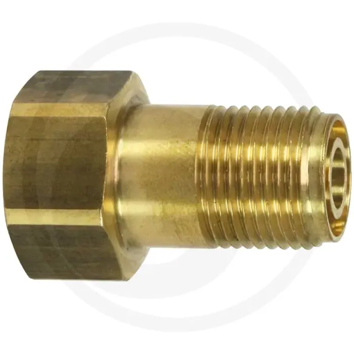 Spuitlansdapter TR 20 binnendraad M18 x 1,5 buitendraad - Messing Koop Online