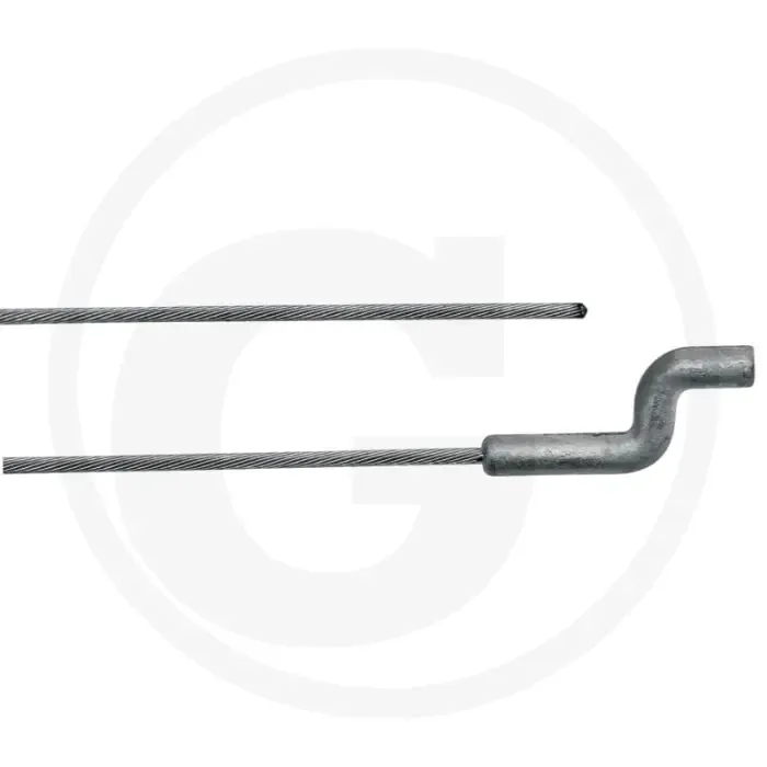 Populair Staalkabel 1,5mm x 2000mm S-haak 4x25mm