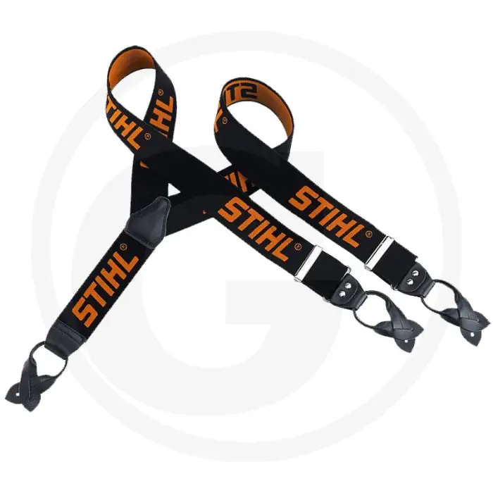 Stihl bretels - kleur: zwart / oranje Voordeelprijs