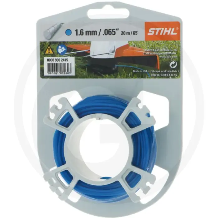 Betrouwbaar Stihl Nylon maaidraad (rond en stil)