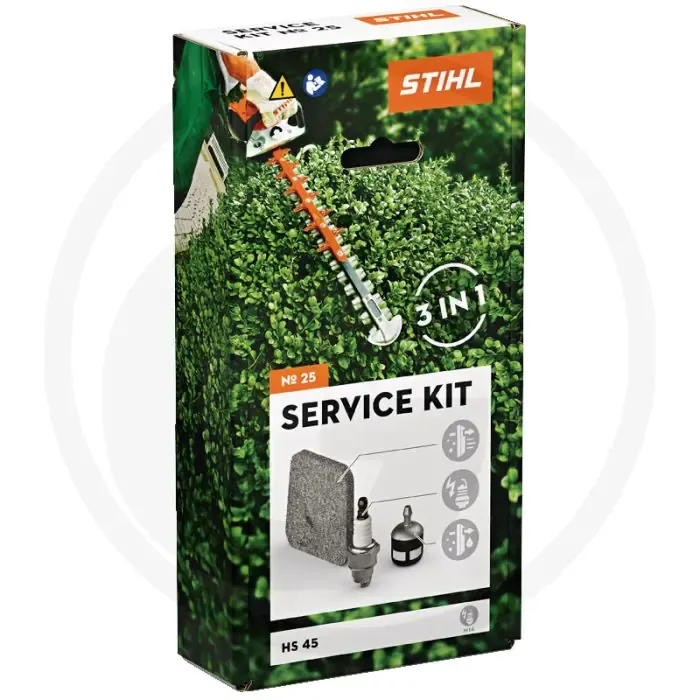 Stihl servicekit 25 met luchtfilter, bougie en brandstoffilter - HS45 Lage Prijs