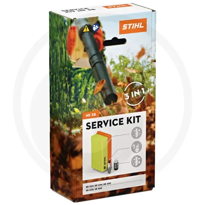 Stihl servicekit 38 met luchtfilter, bougie en brandstoffilter - BR350, BR430, BR450 Seizoensaanbieding