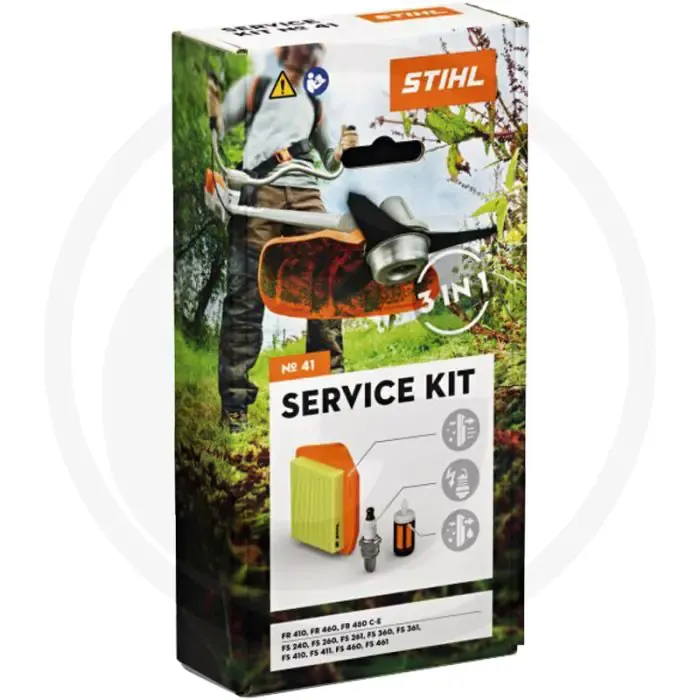 Nu Kopen Stihl Servicekit 46 met Luftfilter, Zündkerze, Kraftstofffilter - HS 45 (mit STIHL 2-MIX-Motor)