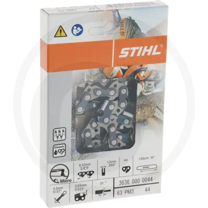 Beperkt Aanbod Stihl zaagketting ronde zaagtand - steek: 3/8' lopro, 44 aandrijfschakels