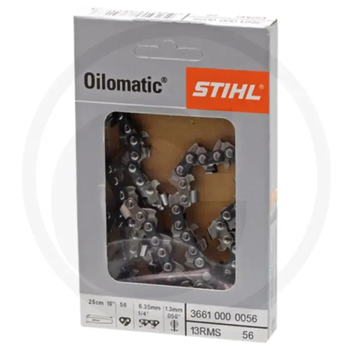 Flitsaanbieding Stihl zaagketting ronde zaagtand carving - 1/4' steek, 1,3mm dikte, 56 aandrijfschakels