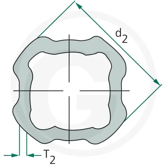 Tijdelijk Beschikbaar BONDIOLI & PAVESI Profielbuis H7 S8 – Lengte 3000 mm