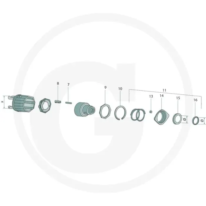 Koop Online Walterscheid Gezette ring (42,3 x 57 x 5,6 mm)