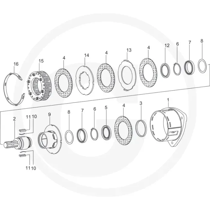 Weekendaanbieding Walterscheid Koppelingshuis (3 x Ø 12,5 mm)