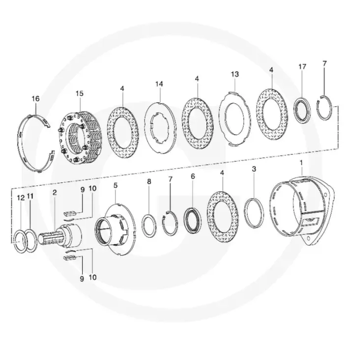 Walterscheid Koppelingshuis (3 x Ø 13 mm) Express Levering
