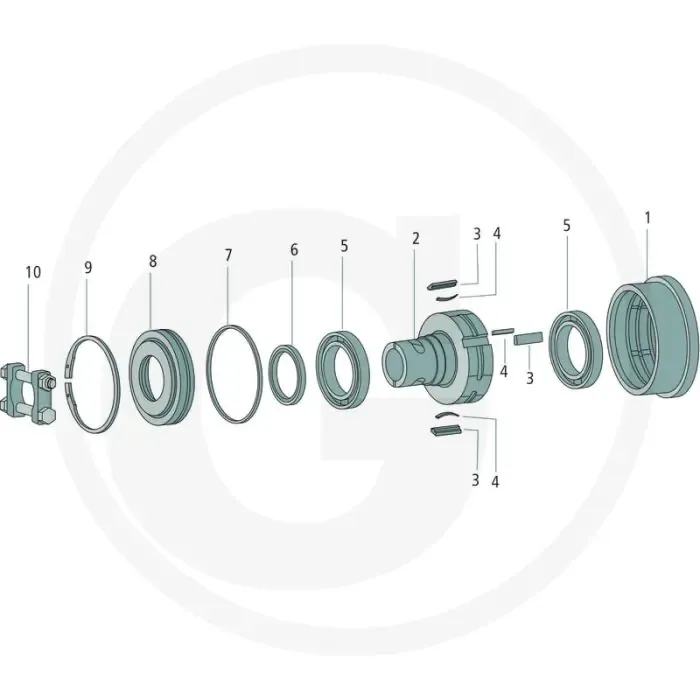 Walterscheid Naaf (EFB5/3, 1 3/4" (20)) Superprijs