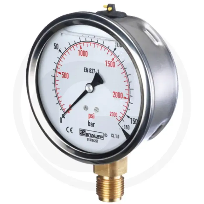 Shop Nu WIKA Manometer 100 bar Ø 63 mm - 1/4"