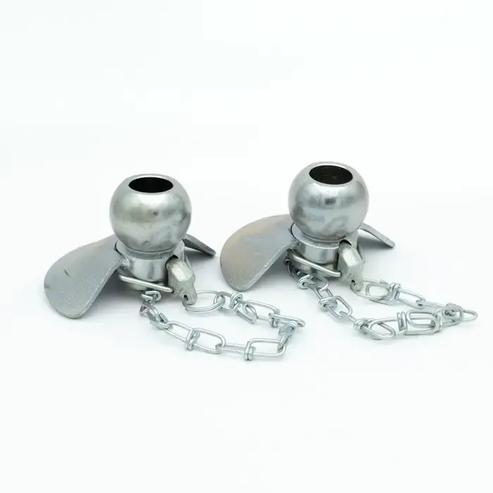 Hoge Kwaliteit Set van twee kogelvangsteunen cat. 2 - 28x56x69