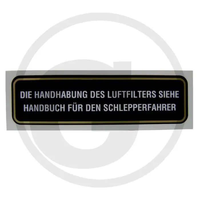 Embleem (luchtfilter) Korting