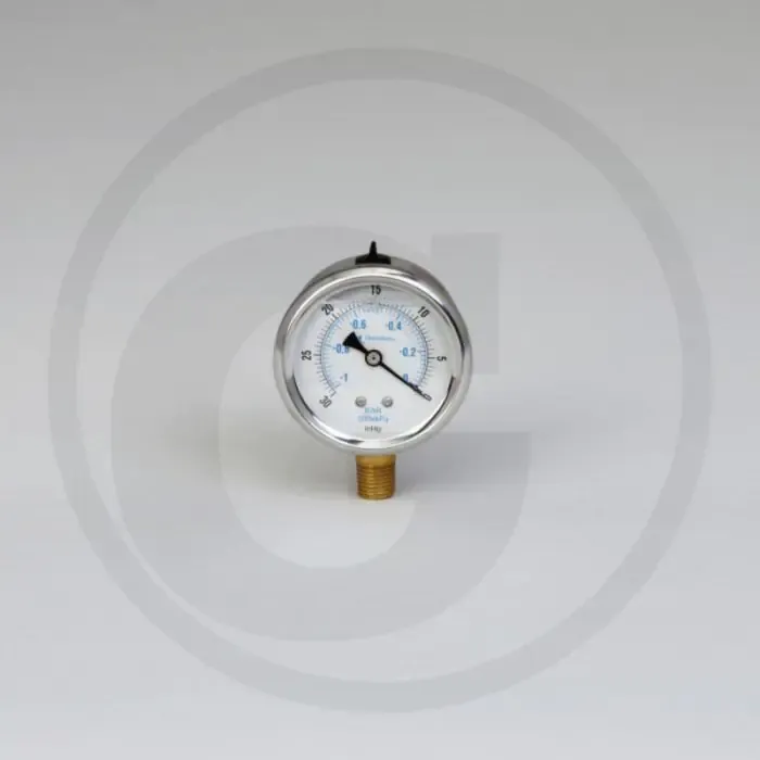 Donaldson Manometer 0-30 In.Hg, 1/4 NPT, Ø71mm Gratis Verzending