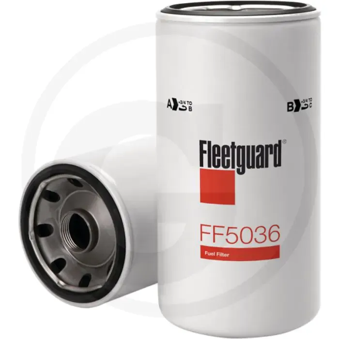 Fleetguard Brandstoffilter - Ø 118,36mm, Hoogte 227,84mm, Draad 1 1/4"-12 UNS-2B Gecertificeerd