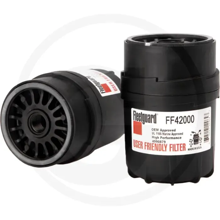 Fleetguard Brandstoffilter - Ø 82,3mm, Hoogte 116,26mm, Draad M16 x 1,5 Op = Op