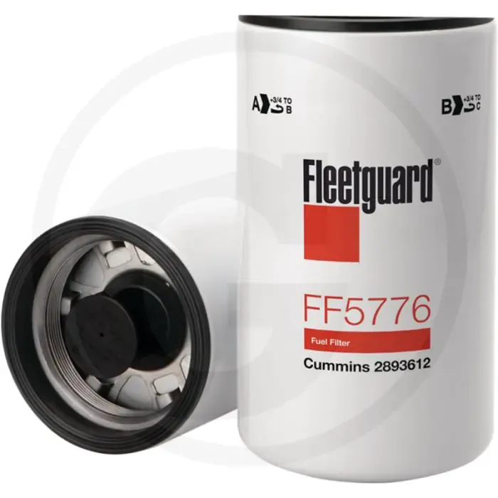 Fleetguard Brandstoffilter - Ø119,89mm, Hoogte 226,52mm, Draad M90 x 2 Populair