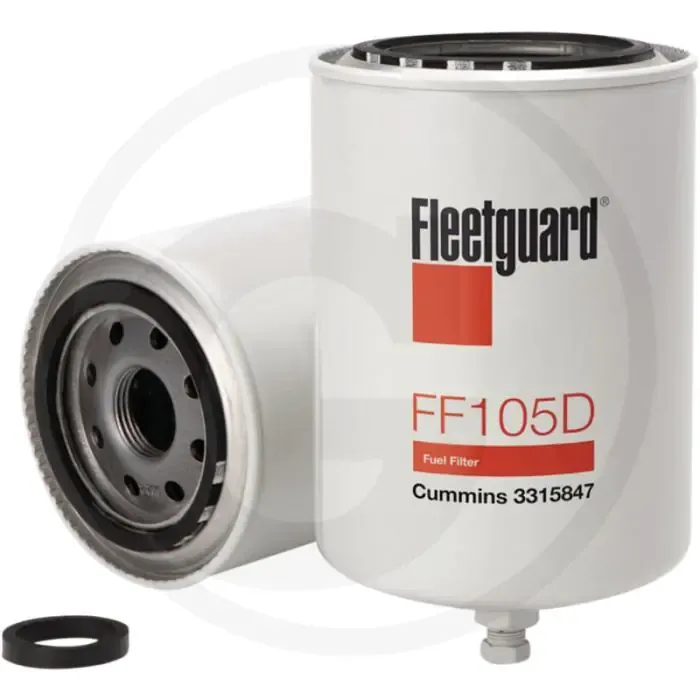 Tijdelijk Beschikbaar Fleetguard Brandstoffilter FF105D, Ø 92,96 mm, Hoogte 153,01 mm, Draad 1-14 UNS-2B