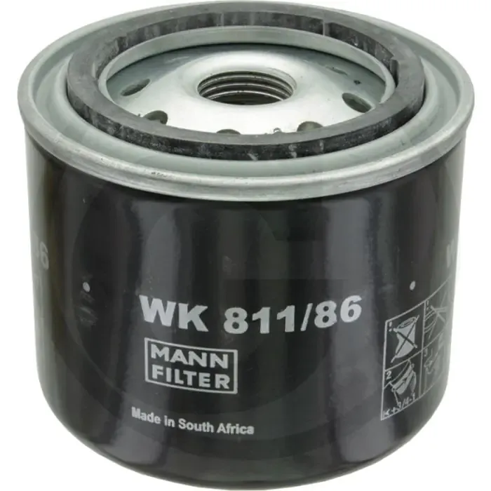 Flitsaanbieding MANN FILTER Brandstoffilter WK811/86, Diesel, 3/4"-16 UNF, Ø 82mm, Hoogte 74mm