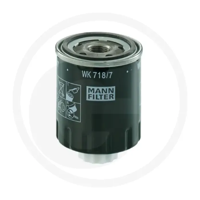 MANN FILTER Brandstoffilters - Diesel, Ø76mm, Hoogte 111mm, M20 x 1.5 Draad Tijdelijk Beschikbaar