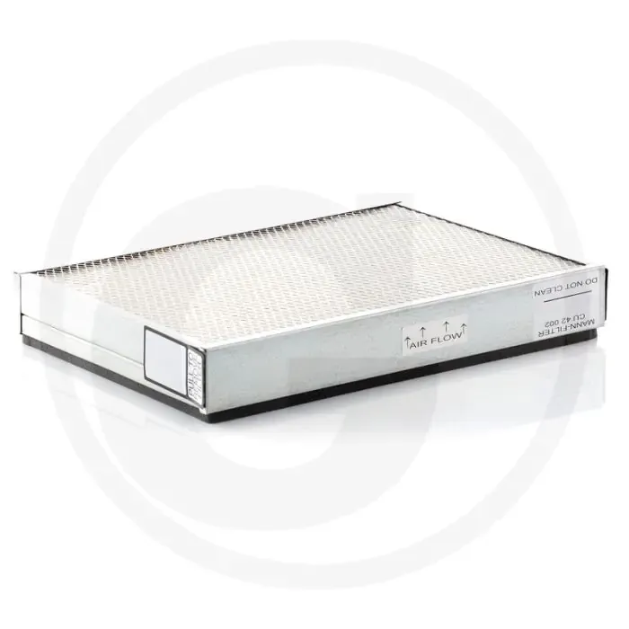 Op = Op MANN FILTER Cabinefilter CU42002, Deeltjesfilter, 428x298x65 mm