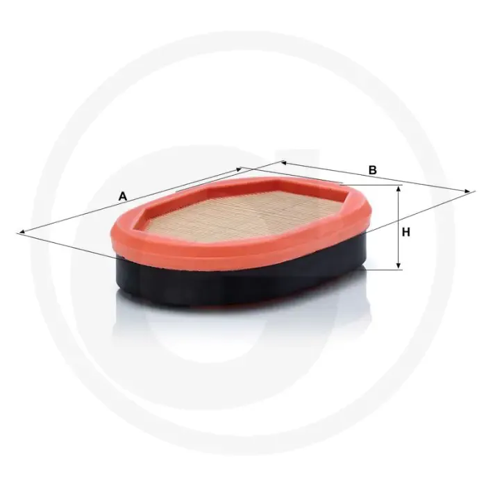 MANN FILTER Luchtfilter - Buiten-Ø 208mm, Binnen-Ø 141mm, Lengte 208mm Superprijs