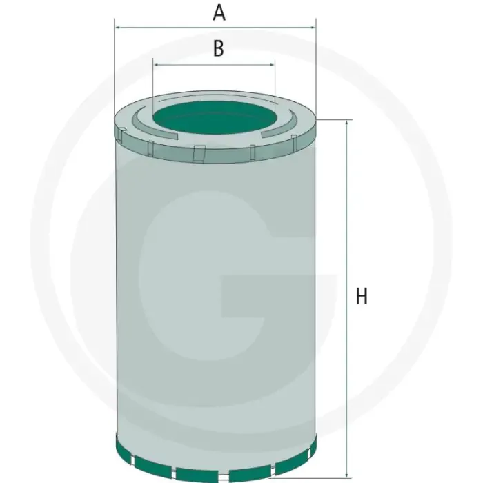 MANN FILTER Luchtfilter - Ø292x183mm, Hoogte 344mm Betrouwbaar