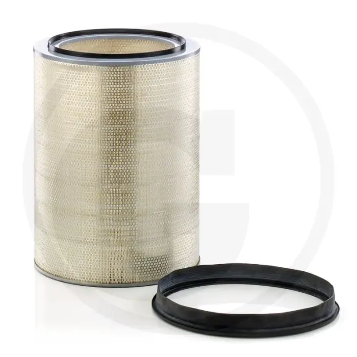 MANN FILTER Luchtfilterelement - Ø 448mm, Hoogte 597mm, Met Afdichting Gereduceerde Prijs