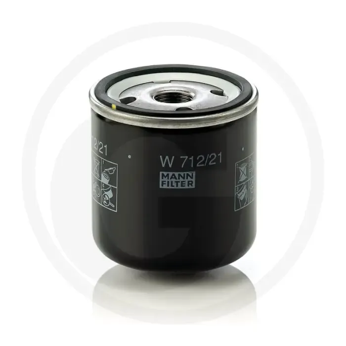 MANN FILTER Motoroliefilter W712/21 3/4"-16 UNF Populair