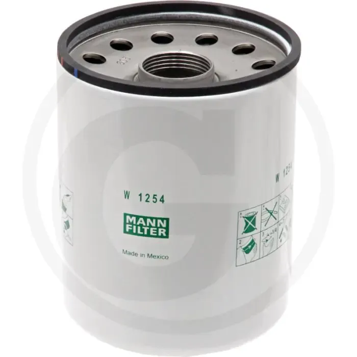 MANN FILTER Motoroliefilter W1254 1 1/2"-12 UNF Hoogte 170mm Bestel Nu