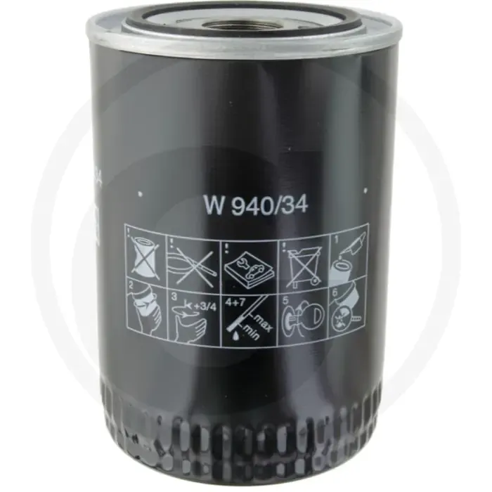 MANN FILTER Motoroliefilter W940/34 1-16 UN 142mm Weekendaanbieding