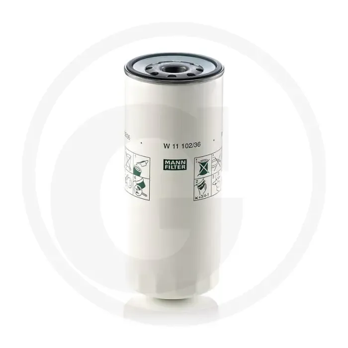 MANN FILTER Oliefilter Volvo TD61ACE W11102/36 Op = Op