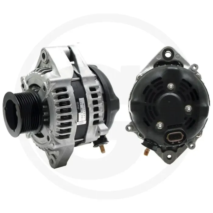 Dynamo 12 volt / 150 A – Compacte dynamo, poelie Ø60 mm, PVx8 riem, rechtsdraaiend Finale Uitverkoop
