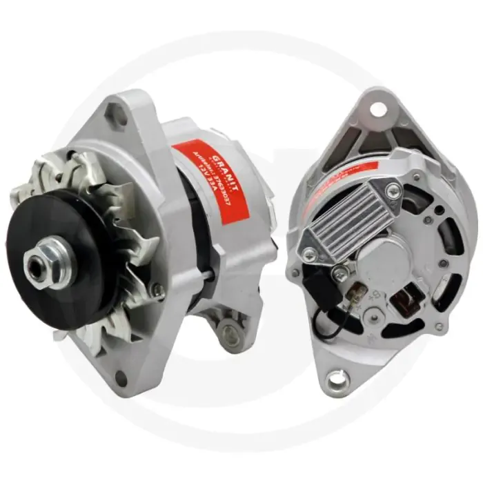Koopje Dynamo 14 volt / 33 A – Met combi-stekkeraansluiting, poelie Ø 82 mm, draairichting ↻