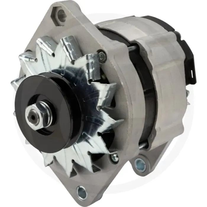 Dynamo 14 volt / 65 A – Stofdicht, Poelie Ø70 mm, Rechtsdraaiend, Vorm A Op = Op