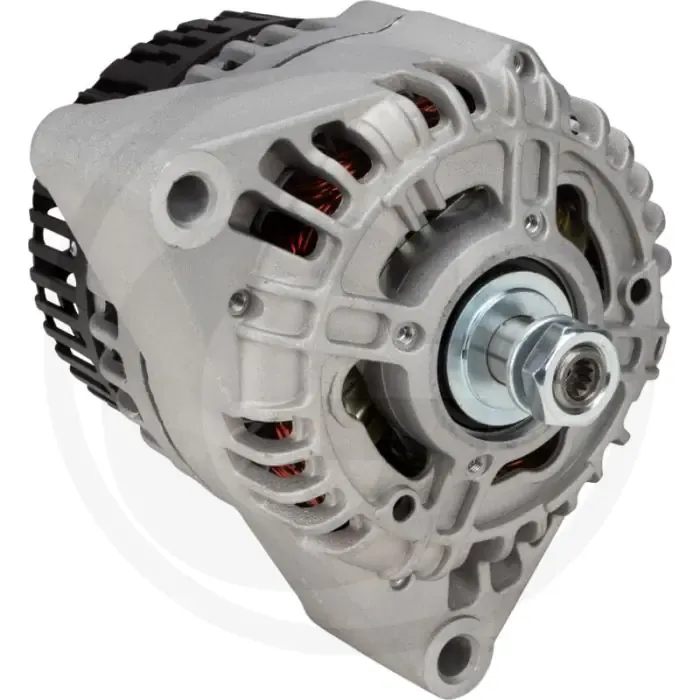 Dynamo 28 volt / 55 A ↻ draairichting, flensmaat 56 mm, bevestiging 56/10,5/90 mm Koopje